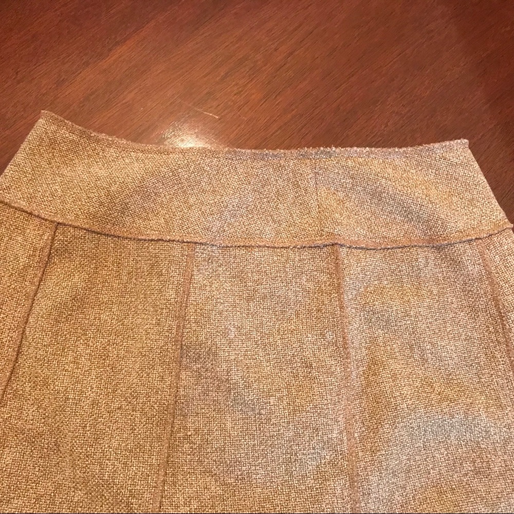 Vintage Tweed wool blend skirt lined in crepe - Picture 8 of 8
